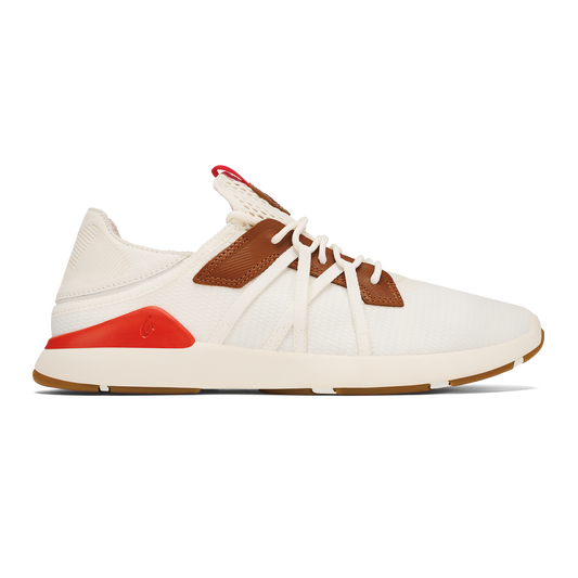 Bright White / Red Lava