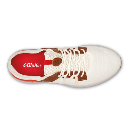 Bright White / Red Lava